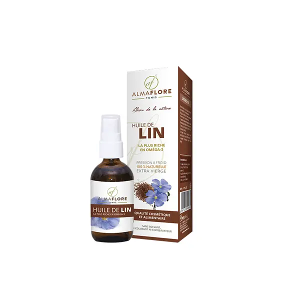 ALMAFLORE Huile de LIN, 50ML