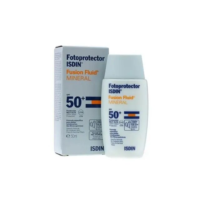 ISDIN ÉCRAN SOLAIRE FUSION FLUIDE MINÉRAL SPF 50+, 50 ML