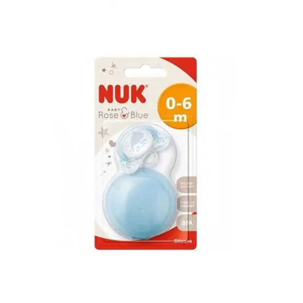 NUK SUCETTE ROSE ET BLEU + BOITE 0-6M