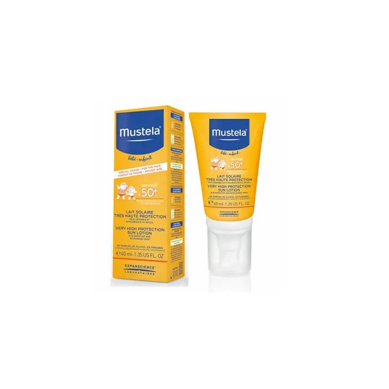 MUSTELA Lait solaire très haute protection, 40ml