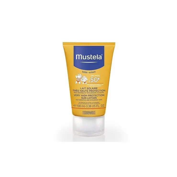 MUSTELA Lait solaire très haute protection, 100ml