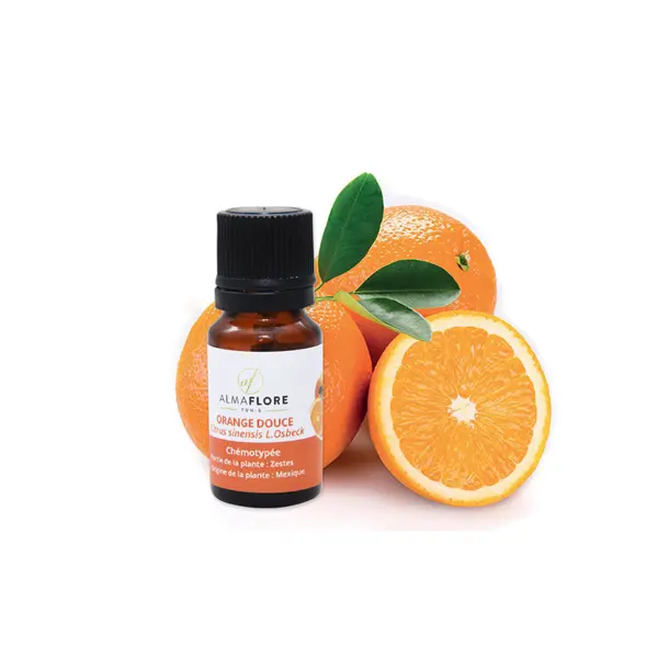 ALMAFLORE Huile Essentielle d’orange douce BIO, 10ML