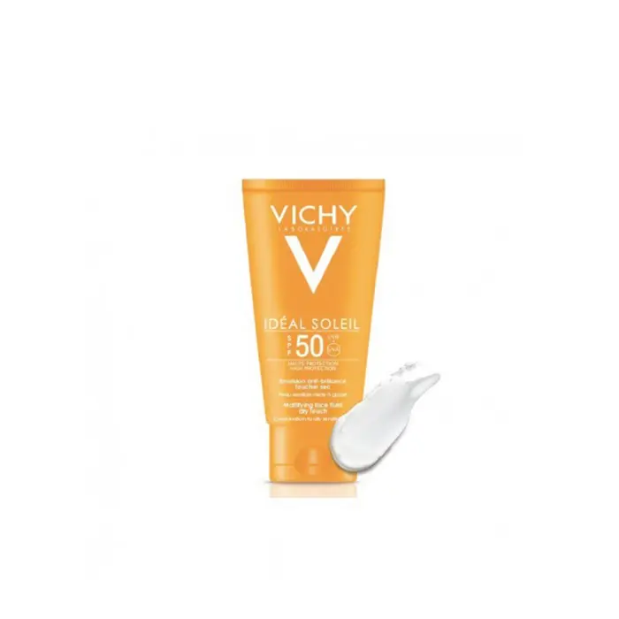 VICHY IDEAL SOLEIL Émulsion Toucher Sec SPF 50+, 50ml