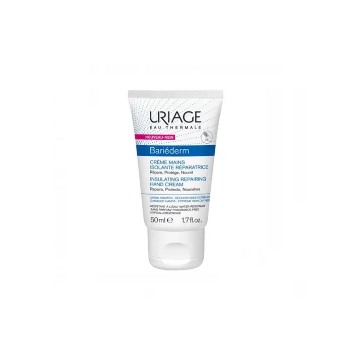 Uriage – Bariéderm – Crème Mains Isolante Réparatrice, 50ml