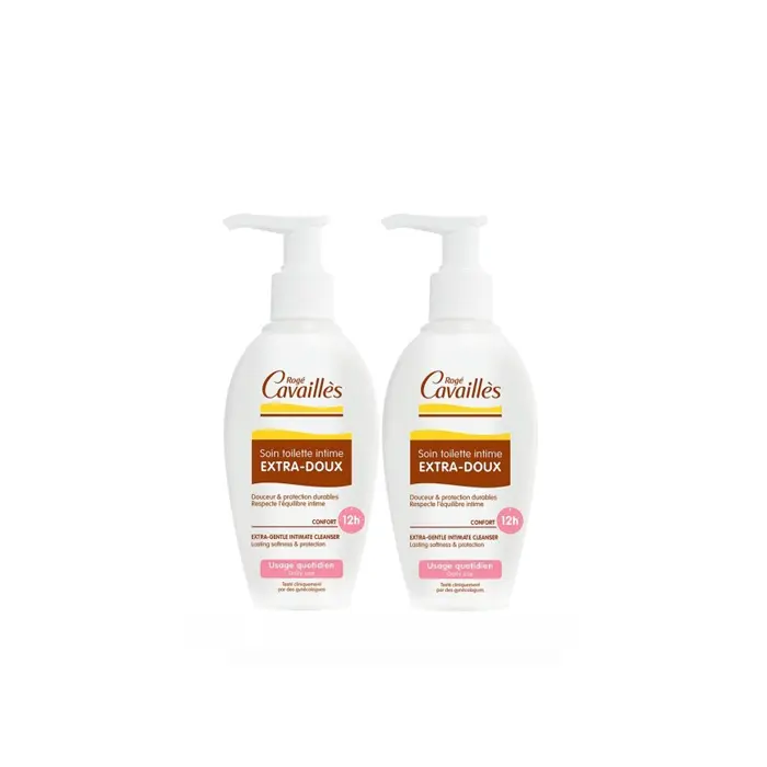 ROGE CAVAILLES DUO Intime Soin toilette intime Extra Doux X2, 200ml