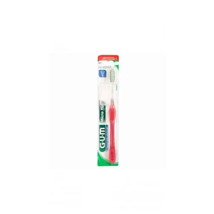 GUM Brosse à dents MicroTip souple compacte (471)