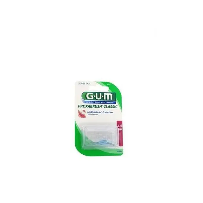 GUM brossettes fine cylindrique, boite de 8 (612)