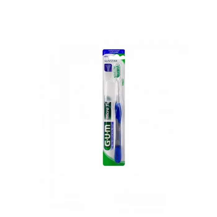 GUM MicroTip Brosse à dents medium compacte (473)