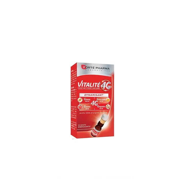 FORTE PHARMA VITALITE 4G DYNAMISANT, 10 AMPOULES