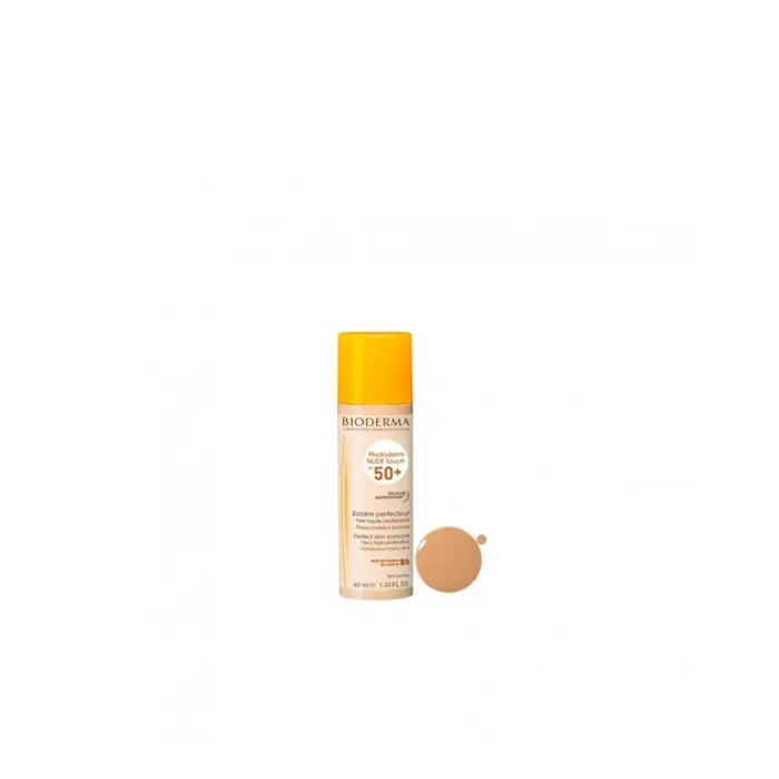 BIODERMA Photoderm NUDE Touch SPF 50+ Teinte Dorée, 40ml