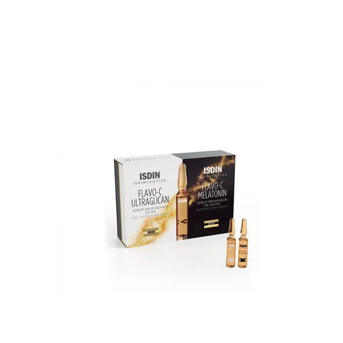 ISDINCEUTICS FLAVO-C DAY & NIGHT – 2×10 ampoules de 2ml