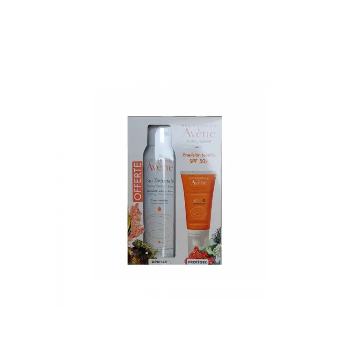 COFFRET AVENE EMULSION TEINTEE SPF 50+ + EAU THERMALE 150 ML