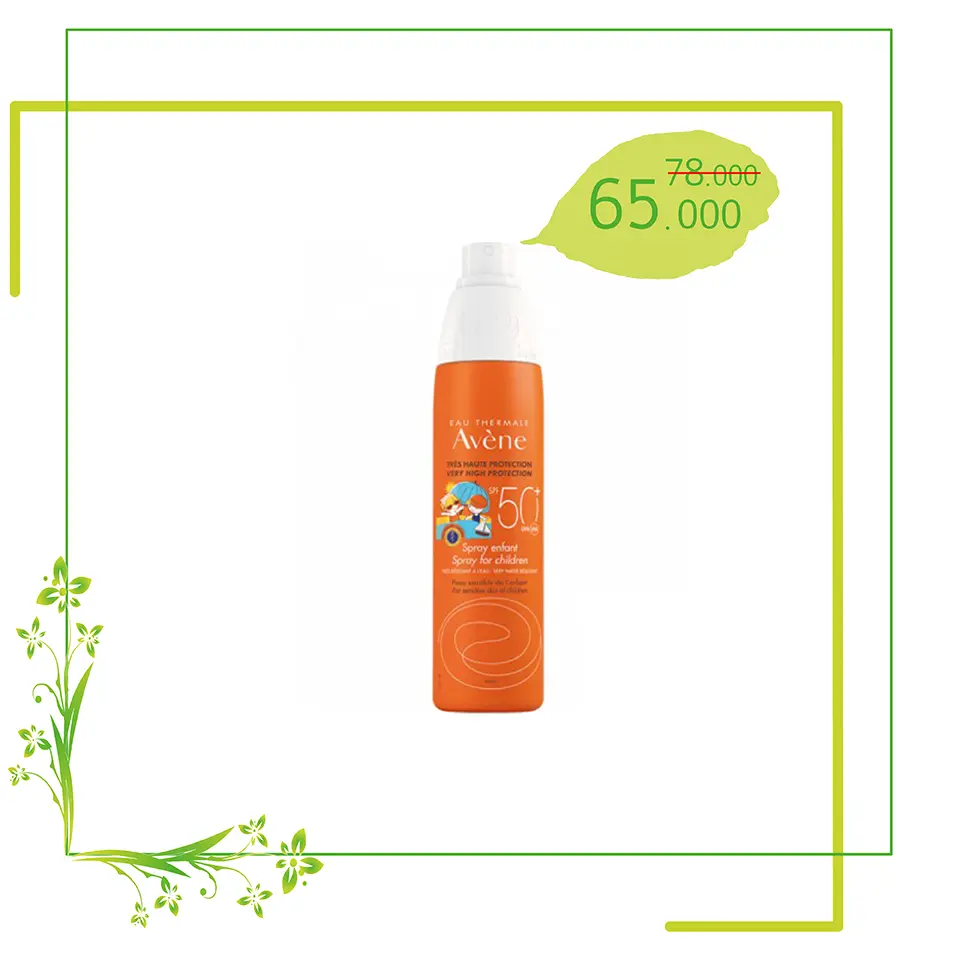 Avène SOLAIRE Enfant Spray Haute Protection SPF 50+, 200ml