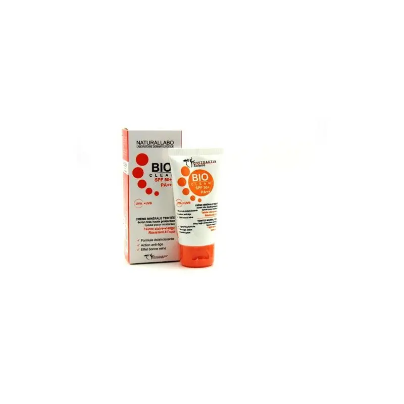 BIOCLEAR ECRAN MINÉRAL TEINTÉ SPF50+ 50ML