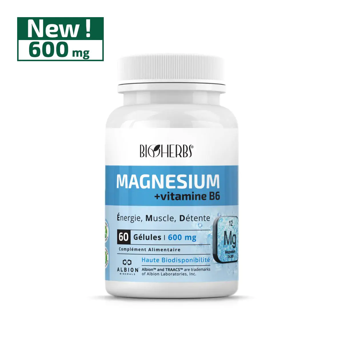 MAGNÉSIUM BISGLYCINATE: 60 Gélules