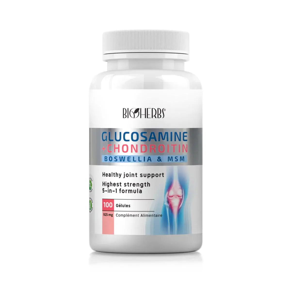 GLUCOSAMINE COMPLEXE + MSM : 100 Gélules