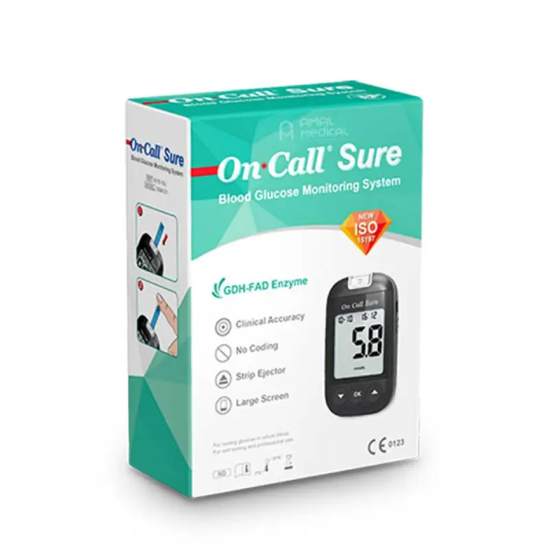 On Call Sure – glycomètre+10 bandelettes