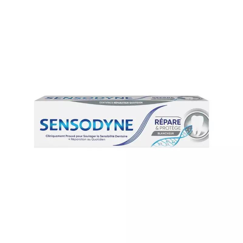 Sensodyne Dentifrice Blancheur Répare & Protège, 75ml