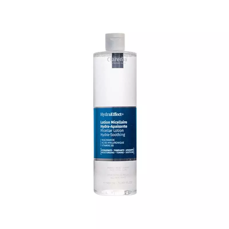 Clarenia HydraEffect+ Lotion Micellaire Hydra-Apaisante, 500ml