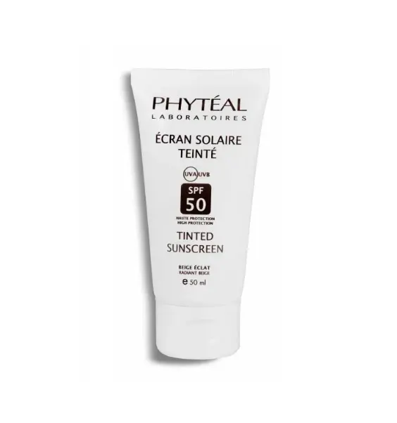 phytéal ecran solaire teinté beige éclat spf50+ 50ml