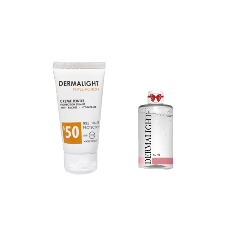 PRODERMA DERMALIGHT TRIPLE ACTION CRÈME TEINTÉE SPF 50 +