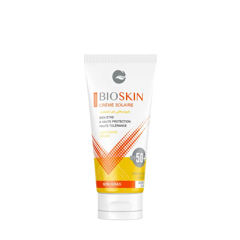 Crème Solaire Invisible spf50 – Bioskin- 50ml