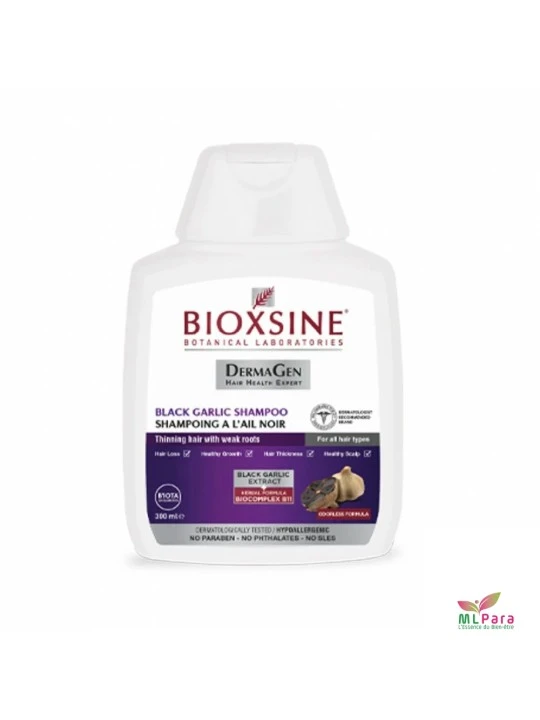 BIOXSINE Shampooing Anti-Chute à l'Ail Noir 300ML