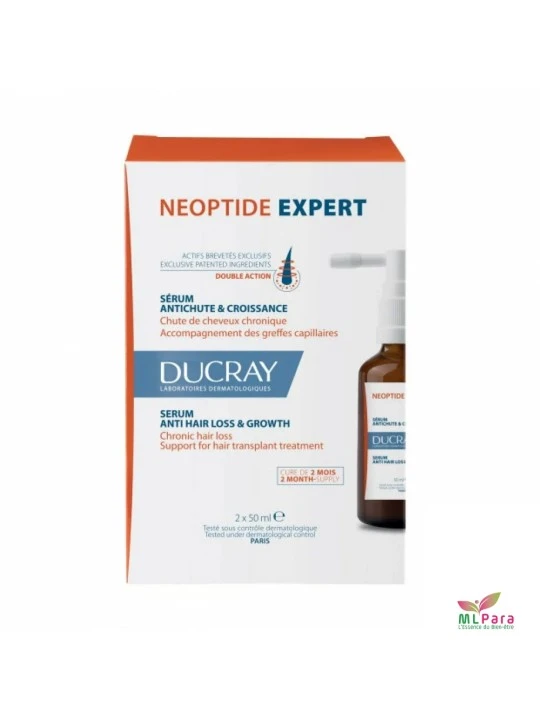 DUCRAY NEOPTIDE EXPERT Serum Antichute et Croissance 2X50ML