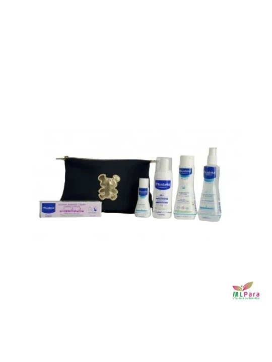 MUSTELA Trousse naissance jolie / nounours doré