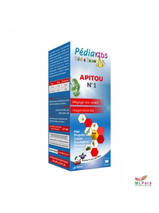 PEDIAKIDS APITOU N°1 TOUX GRASSE 150ML