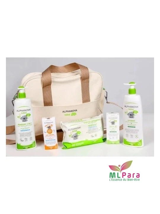 ALPHANOVA TROUSSE MATERNITE (6 pieces+cadeaux) SUMMER 23