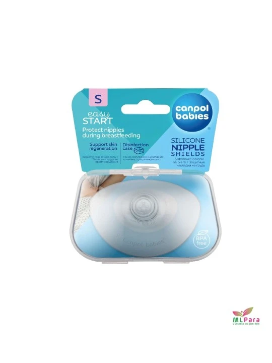 CANPOL BABIES protections de mamelon en silicone "S" BT/2.REF.18/602