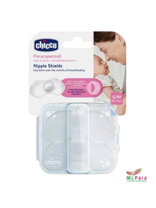 CHICCO 2 BOUTS DE SEINS EN SILICONE S/M / 90330