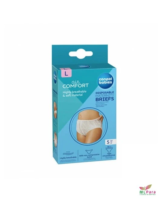 CANPOL BABIES  culottes de maternite jetable bt/5   "L"