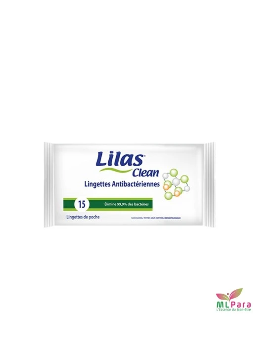 LILAS LINGETTES ANT-BACTIRIENS BOITE DE 15