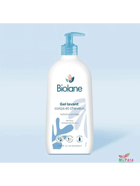 BIOLANE GEL LAVANT CORPS ET CHEVEUX 350ML