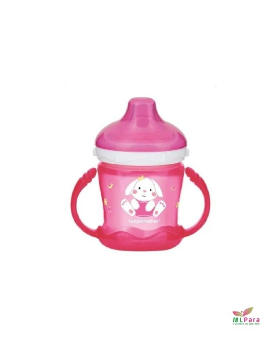 CANPOL BABIES tasse d'apprentissage rose ref.57/300