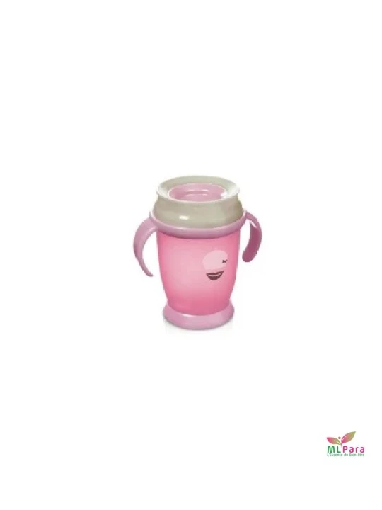 CANPOL BABIES  tasse apprentissage 360°retro pink ref1/583