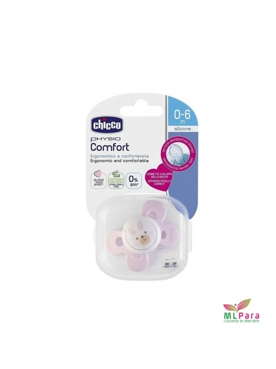 CHICCO SUCETTE PHY-CONFORT ROSE 0-6M R/74911110