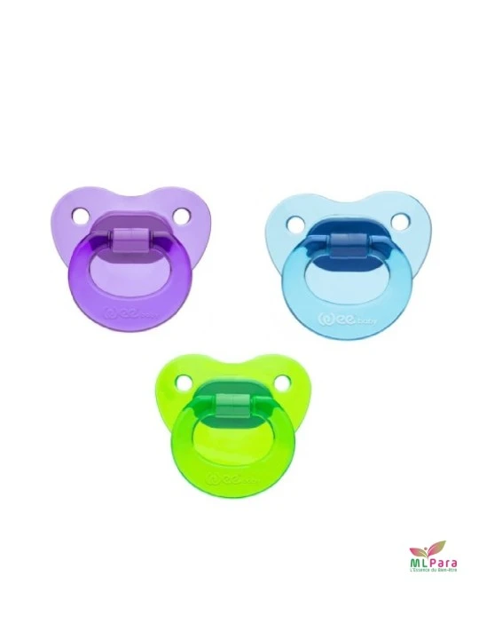 WEE BABY sucette  orthodontique coloree n°2 ref.112-f