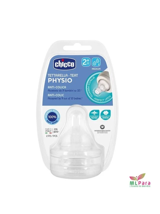 CHICCO TETINE 2M+ 2TR 2PCS PHYSIO /2032300