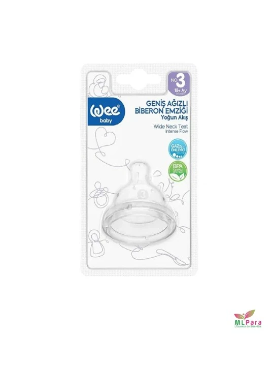 WEE BABY  tetine silicone large n°3 ref.854-f