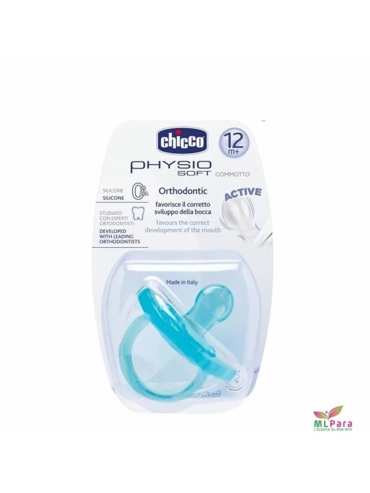 CHICCO SUCETTE PHY-SOFT VERT SIL12M+