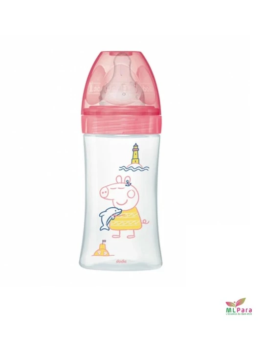 DODIE Biberon Initiation+ Anti Colique - Peppa 0-6M 270ML