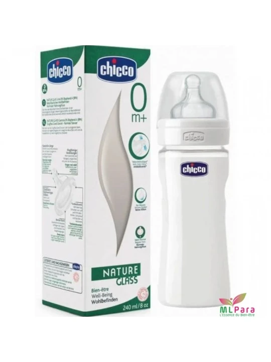 CHICCO BIBERON EN VERRE 240 ML REF.20721000