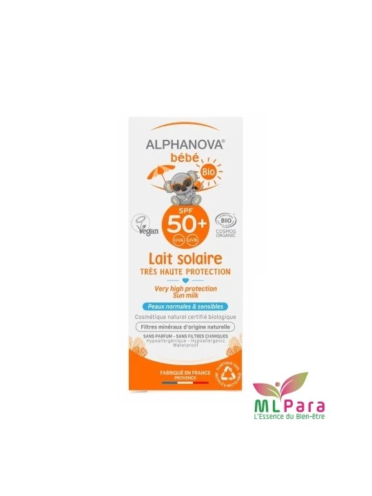 ALPHANOVA LAIT SOLAIRE SPF+ 50GR