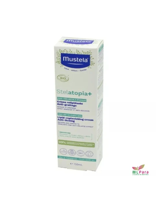 MUSTELA stelatopia+ crème relipidante anti grattage