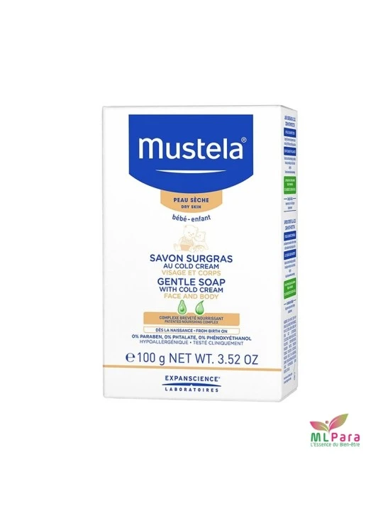 MUSTELA SAVON AU COLD-CREAM NUTRI-PROTECTEUR 100G