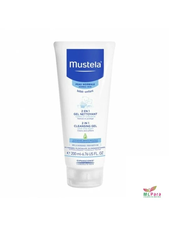 MUSTELA 2 en 1 gel net chev & corp 200ml