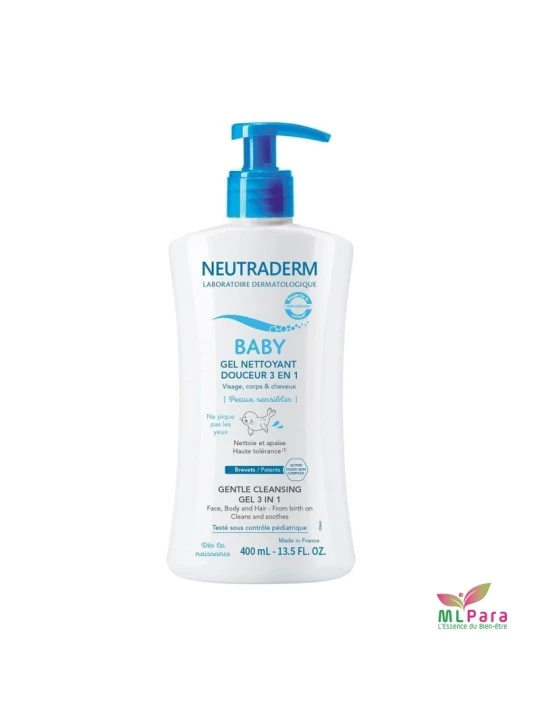 NEUTRADERM Gel nettoyant douceur 3EN1 400 ML